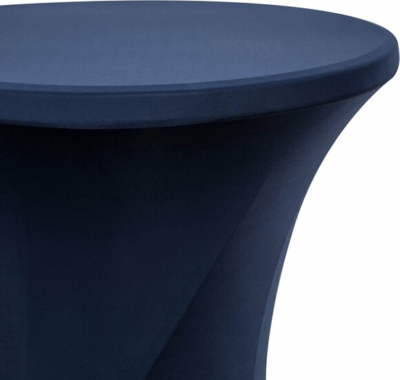 Statafelrok marineblauw 80 cm