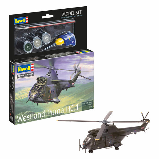 Revell Modelbouwpakket Westland Puma HC.1 1:144 - 68dlg.
