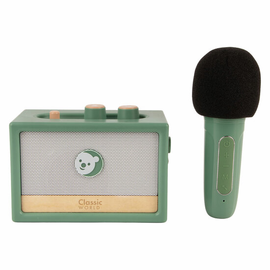 Classic World Houten Mini Retro Tunes met Microfoon