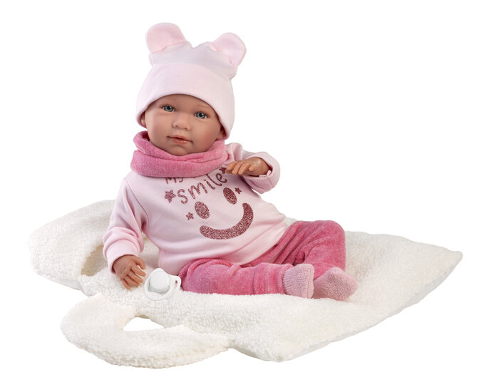 Llorens Babypop Mimi 42 cm met Huilgeluid en Draagtas