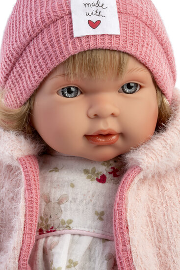 Huilende Babypop Carla 42 cm met Geluid - Llorens
