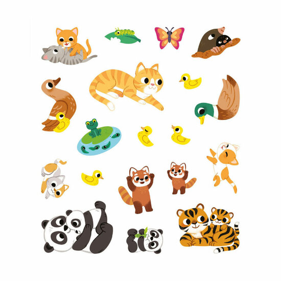 Mijn Eerste Stickerboek Kleine Handjes - Babydieren