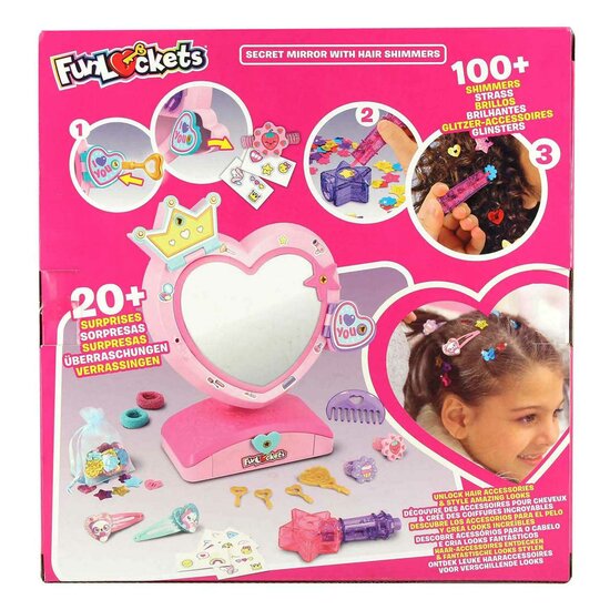 FunLockets Geheime Spiegel Met Haarglinsters