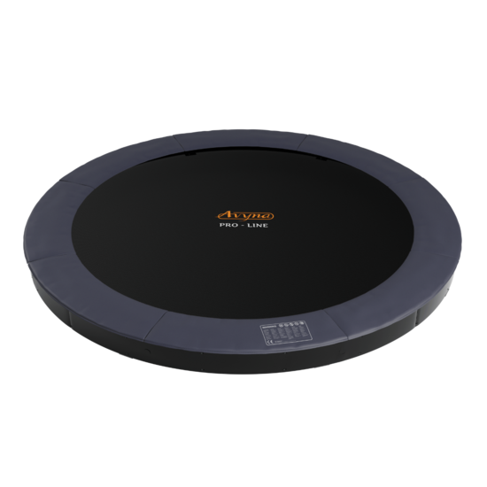 Avyna Trampoline FlatLevel &Oslash;430 met veiligheidsnet | Grijs