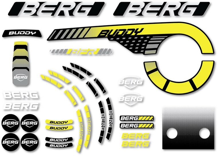 BERG-Onderdeel Skelter - Buddy 2.0 - Sticker set Cross