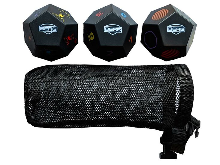 BERG-Onderdeel Trampoline - Levels - 3 Foam Balls + Storage Bag