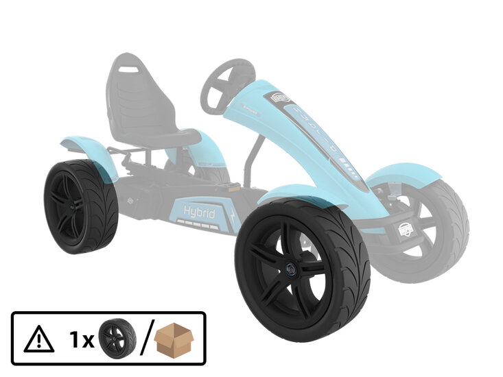 BERG-Onderdeel Skelter - wielen 5-spoke sport zwart 4.30/150-12 slick right