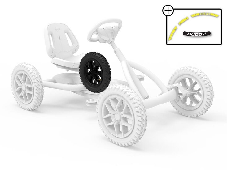 BERG-Onderdeel Skelter - wielen 10-spoke zwart 12.5x2.25-8 all terrain, traction Cross