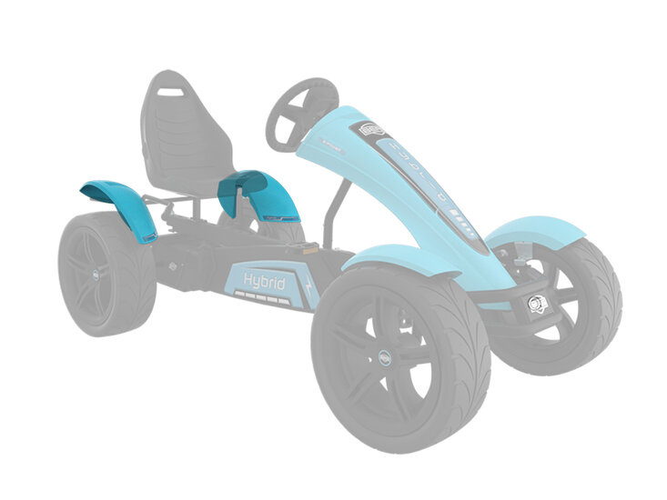 BERG-Onderdeel Skelter - XL Frame - Rear mudguards 71&deg; Hybrid
