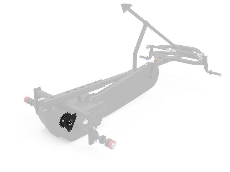 BERG-Onderdeel Skelter - XL Frame - Rear axle center set