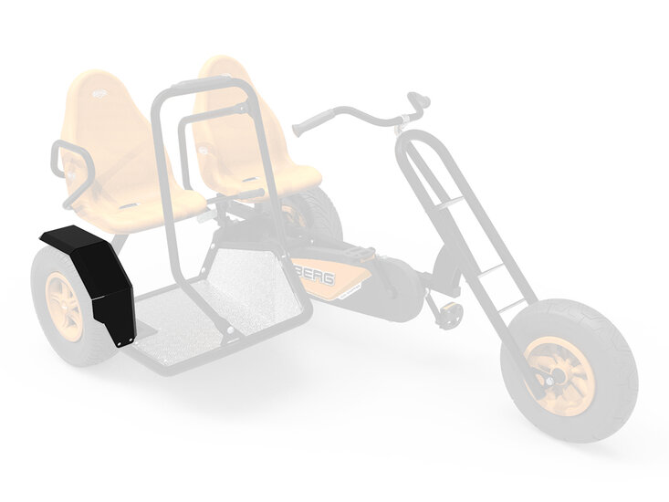 BERG-Onderdeel Skelter - XL Frame - Mudguard Sidecar Duo Chopper