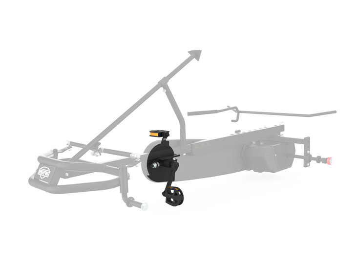 BERG-Onderdeel Skelter - XXL Frame - Crank shaft with crank set 140, 36T + pedals