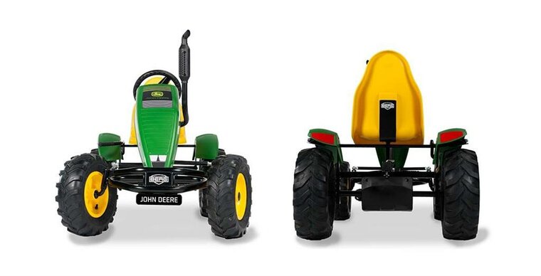 Skelter met 3 versnellingen en terugtraprem Berg John Deere XXL