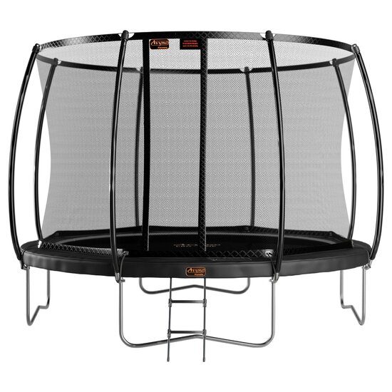 Avyna Trampoline Opbouw &Oslash;365 met veiligheidsnet &ndash; Zwart