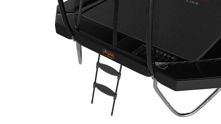 Avyna Trampoline Opbouw 305x225 (223) met net &ndash; Zwart