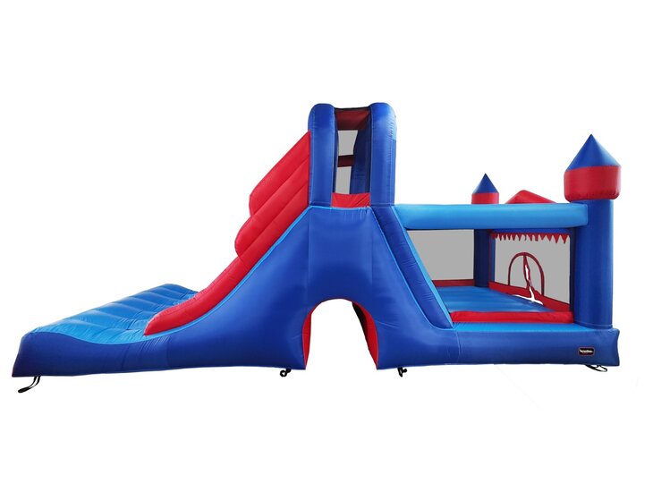 Springkussen Double Mega Slide Blauw/Rood (SK09-N) | Avyna