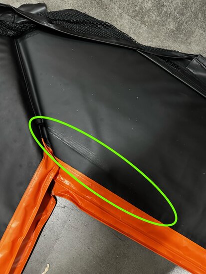 Trampoline Rand InGround 305x225 | Actie-uitvoering