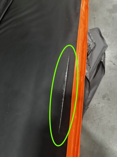 Trampoline Rand InGround 305x225 | Actie-uitvoering