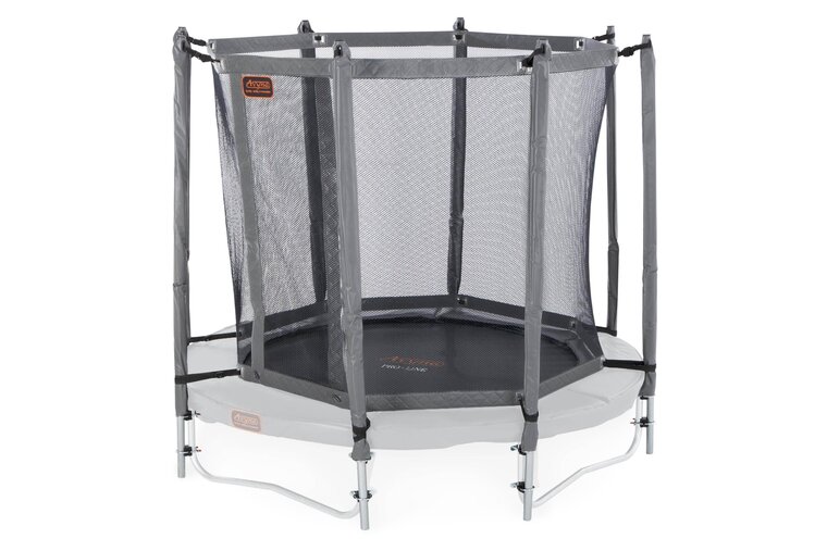 Veiligheidsnet incl palen tbv &Oslash; 245 cm Grijs  (08)