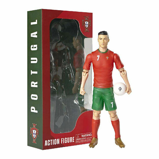 Voetbalfiguur Portugal Cristiano Ronaldo, 20cm