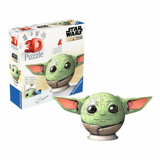 Ravensburger 3D Puzzel Strar Wars Grogu met Oren - 77st.