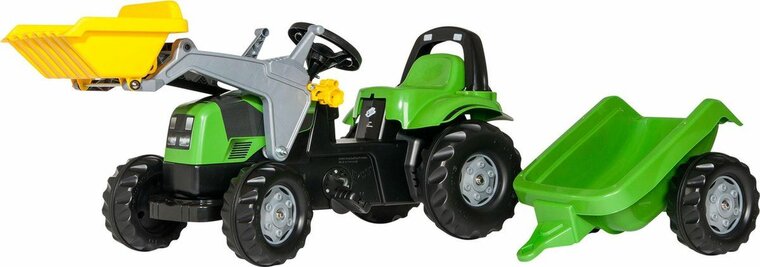 Rolly Toys Deutz Met Voorlader En Aanhanger