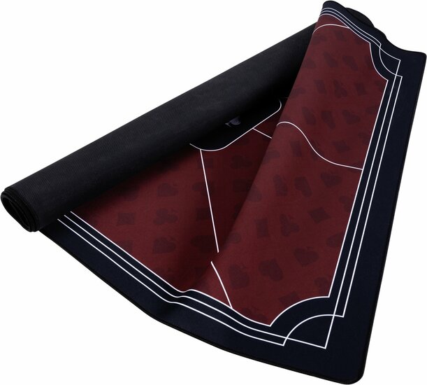 Pokerkleed 140 x 80 cm - Rood