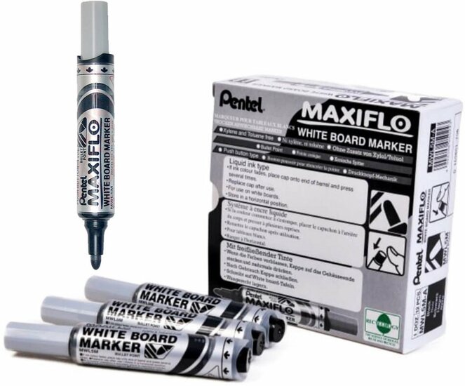 Dartscorebordstiften Maxiflo - 12 stuks | Longfield