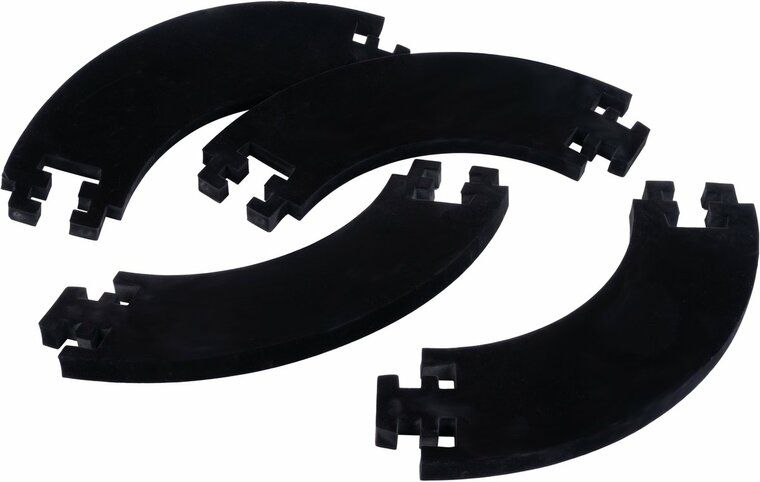 Longfield 4pc surround - Zwart