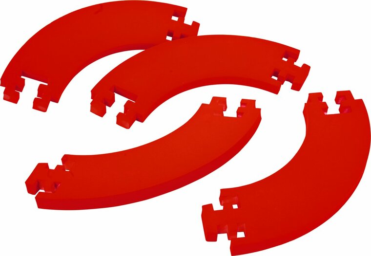 Longfield 4pc surround - Rood