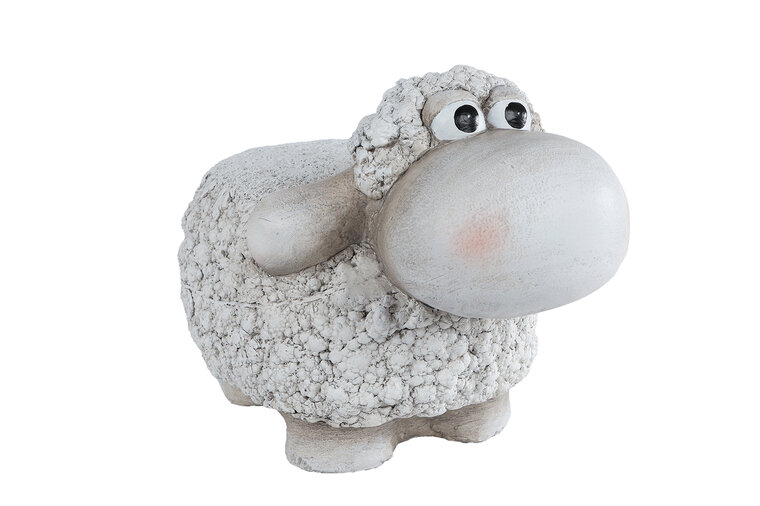 Outdoor Sheep &ndash; cr&egrave;me magnesuim &ndash; 38 &times; 27 &times; 27,5 cm