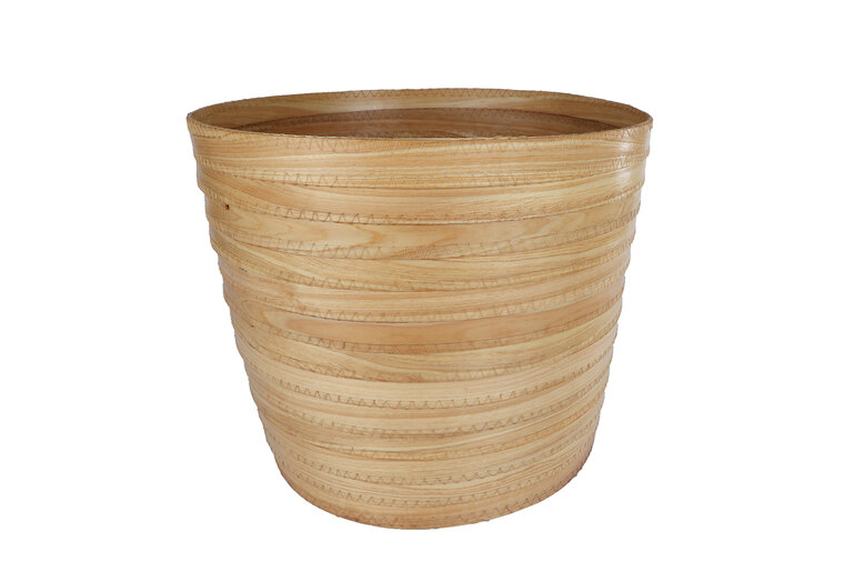 Opbergmand Aicha &ndash; naturel &ndash; hout &ndash; 35 &times; 27 &times; 31 cm