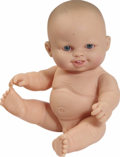Paola Reina babypop jongen 21 cm met tandje en ondergoed in doos
