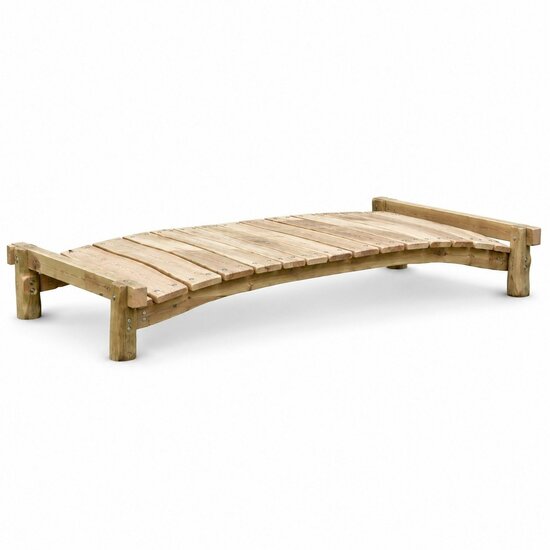Robinia Brug voor openbaar gebruik  - witte achtergrond