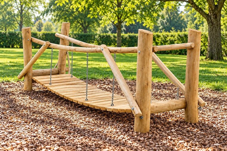 Robinia wiebelbrug &ndash; voor openbaar gebruik - sfeerbeeld