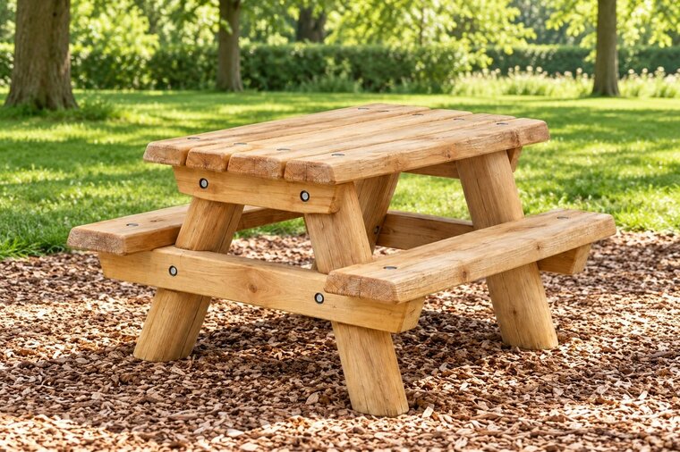 Robinia kinderpicknicktafel &ndash; voor openbaar gebruik - sfeerbeeld