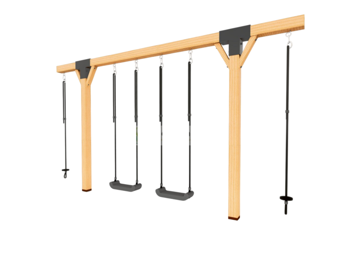 Houten schommel Mickey 400 cm van Douglas hout &ndash; Premium