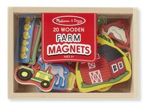 Melissa &amp; Doug  Houten Magneetset Boerderij