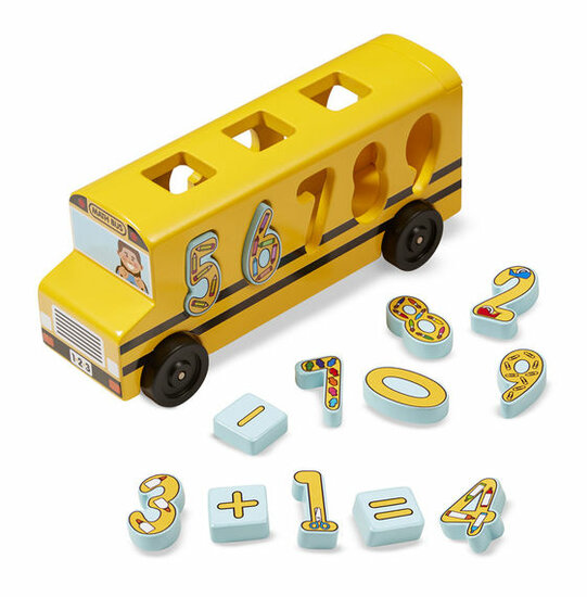 Melissa &amp; Doug Houten Rekenbus 19-Delig