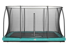 Trampoline Salta Comfort Edition Ground - 366x244cm - Rechthoekig Groen