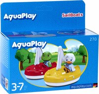 AquaPlay 270 - 2 Zeilboten + 2 Figuren - Waterbaanaccessoires