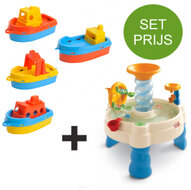 Little Tikes Spiralin&#039; Seas Waterpark Watertafel Met 4 Kunststof Bootjes