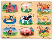 Melissa &amp; Doug  Geluidpuzzel Boerderij Klassiek