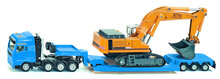 Siku Zwaartransport Met Liebherr Graafmachine 1:87