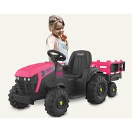 Ride-on Trekker Super Load met Aanhanger Rose 12V