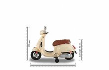 Ride-on Vespa scooter Gts 125 - Accuvoertuig - Beige