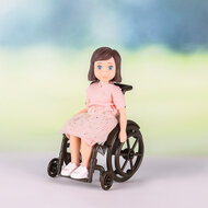 Lundby Poppenhuisfiguur Lourdes met rolstoel