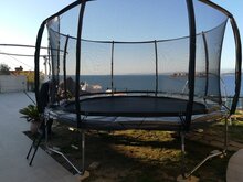 Veiligheidsnet voor trampoline &Oslash;430 (14) - Zwart