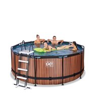 Zwembad Exit Frame Pool Afmeting 360X122Cm (12V Zandfilter) Timber Style