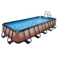Zwembad Exit Frame Pool 5.4X2.5X1M (12V Zandfilter) Timber Style